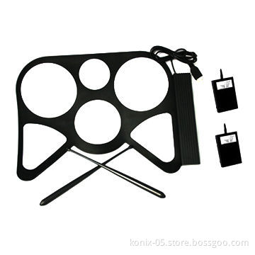 USB Rollup Drum Kit, Supports Hot Plug, Portable Design and Lightweight